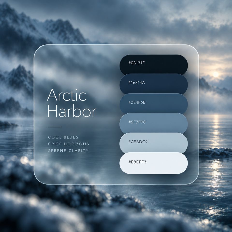 Arctic Harbor のカラーパレット
