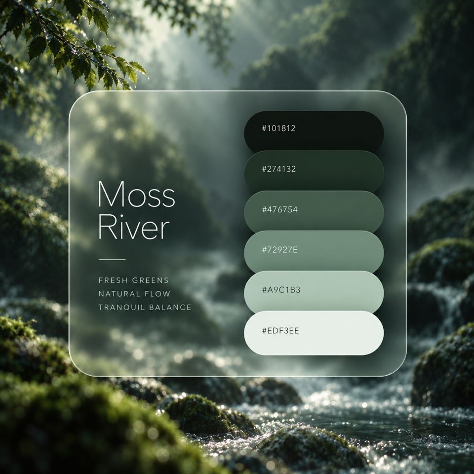 Moss River のカラーパレット